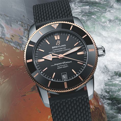 breitling superocean 1884 black titanium band|Breitling Superocean family.